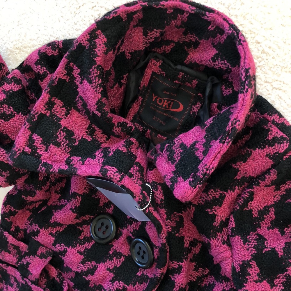 Yoki Girls Wool Blend Coat - Picture 9 of 13